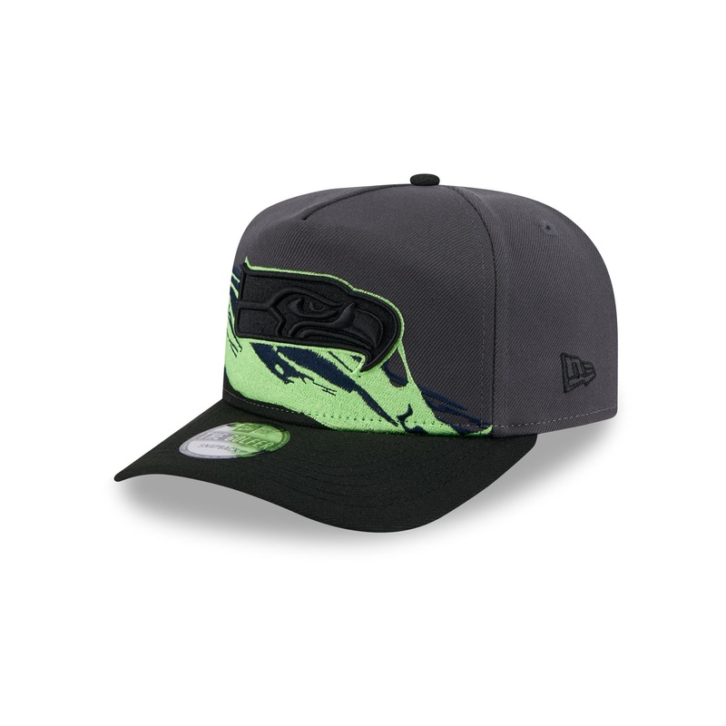 Seattle Seahawks Graphite Brushstroke Golfer Hat One Size