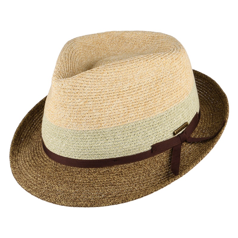 Stetson Hats Player Tri-Colour Trilby Hat – Whisky S