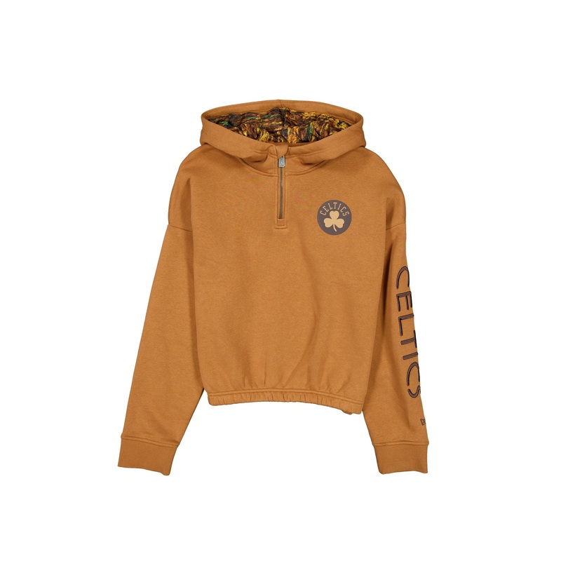 Boston Celtics 2025 All-Star Game Victory Grove Women’s Light Bronze Hoodie XS