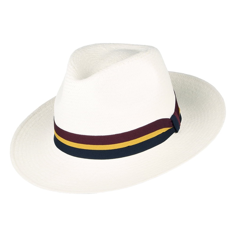 Failsworth Hats Regimental Panama Fedora Hat – Bleach 55