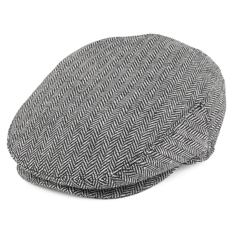 Jaxon & James Herringbone Flat Cap Grey Wholesale Pack Prepack
