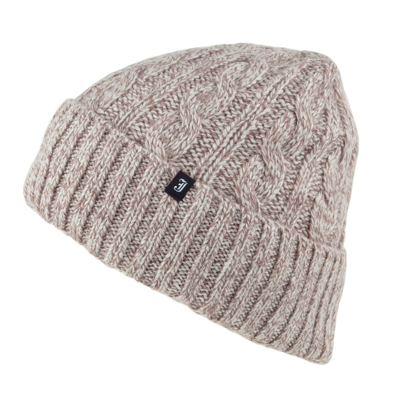 Jaxon & James Wool Blend Beanie Hat Beige Wholesale Pack Prepack
