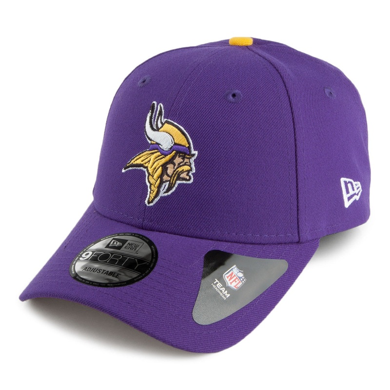 New Era 9FORTY Minnesota Vikings Baseball Cap – NFL The League – Purple Adjustable