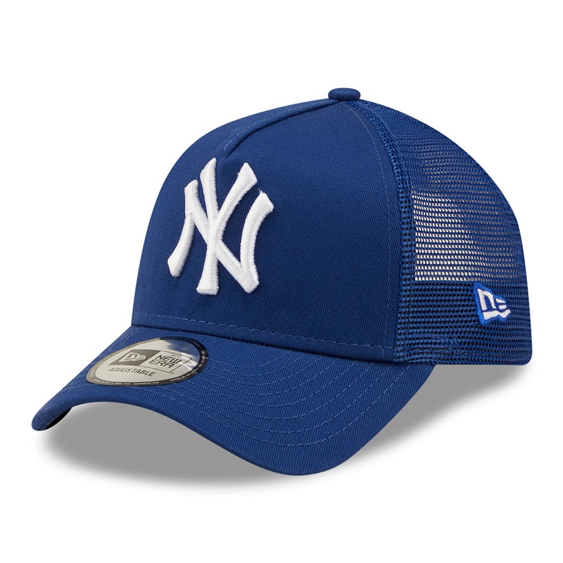 New Era Kids 9FORTY New York Yankees Trucker Cap – MLB League Essential – Royal Blue CHILD ADJ.