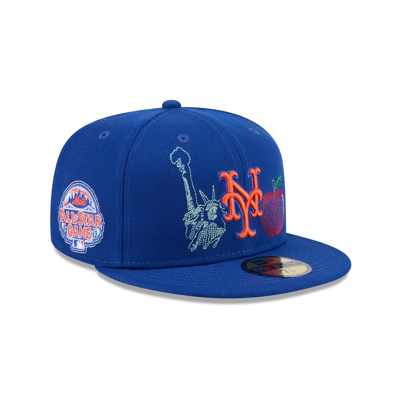 New York Mets State Stitch 59FIFTY Fitted Hat 7