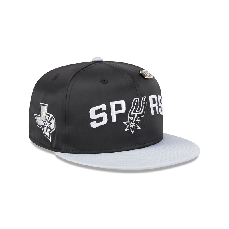 San Antonio Spurs Spring Satin 59FIFTY Fitted Hat 7