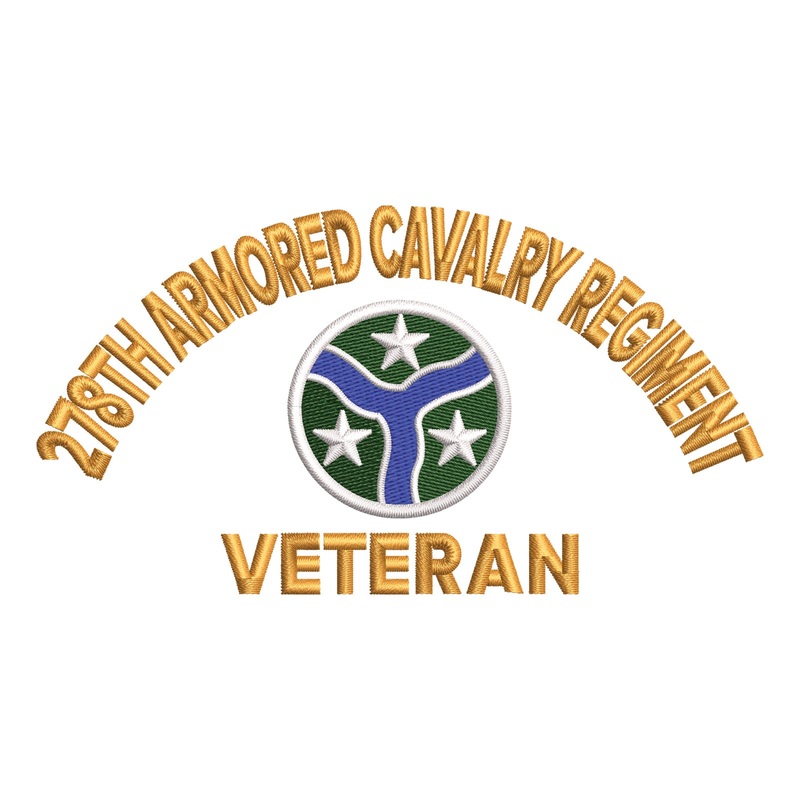 U.S. Army 278th Armored Cavalry Regiment Logo U.S. Army 278th Armored Cavalry Regiment Logo One Size