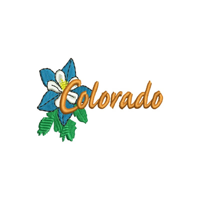 USA State Colorado Columbine Default Title One Size