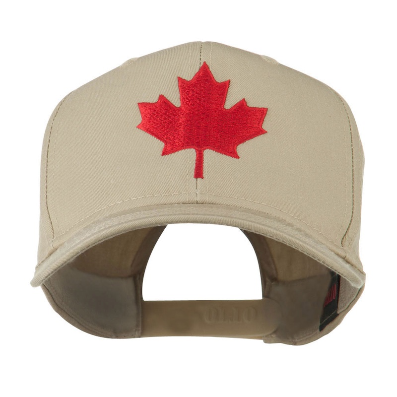 Canada’s Maple Leaf Embroidered Cap Khaki One Size