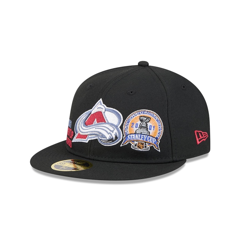 Colorado Avalanche Championship Pack Retro Crown 59FIFTY Fitted Hat 7