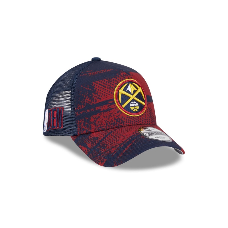 Denver Nuggets 2024 Tip-Off 9FORTY A-Frame Trucker Hat One Size