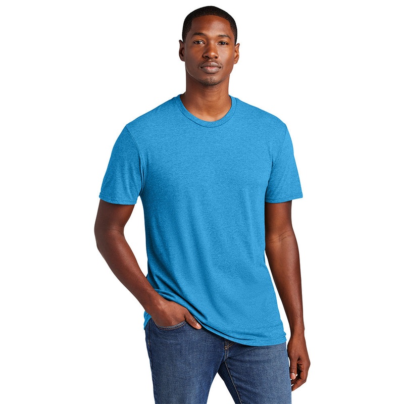 District DT6000 Very Important Tee – Heathered Bright Turquoise Heathered Bright Turquoise XS