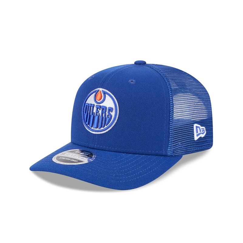 Edmonton Oilers Simple 9SEVENTY Trucker Hat One Size