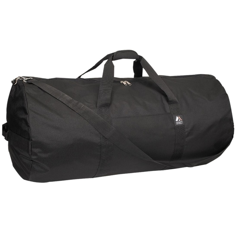Everest 36-Inch Basic Round Duffel Bag 36P Black