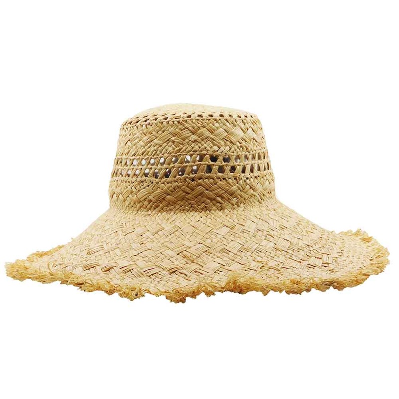 Frayed Edge Straw Bolero Hat – Brooklyn Hat Co Natural