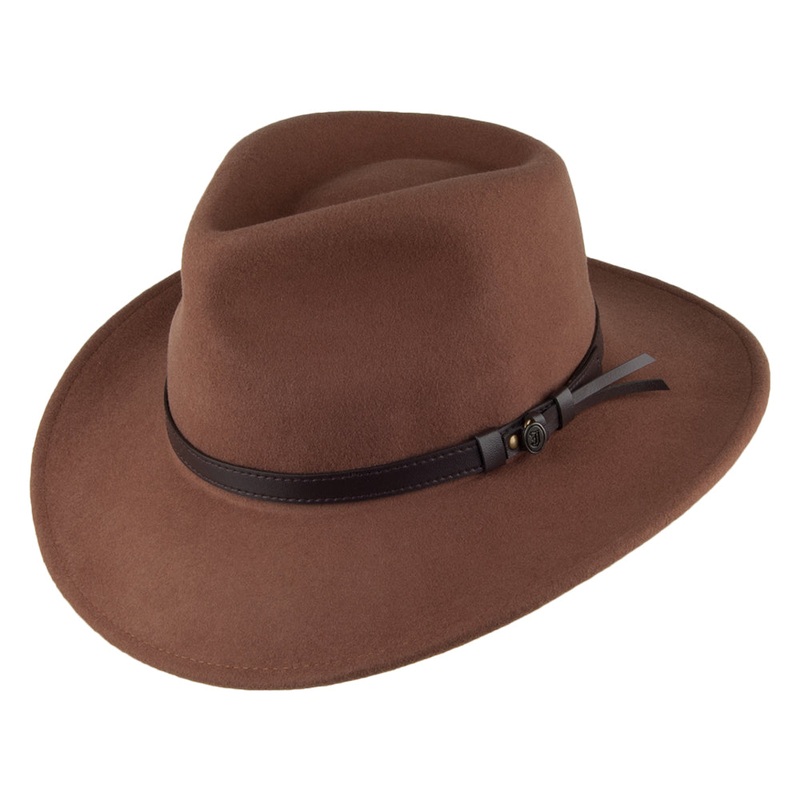 Jaxon & James Crushable Outback Hat – Light Brown S