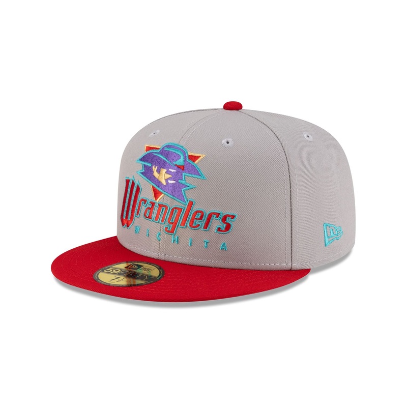Just Caps Hometown Wichita Wranglers 59FIFTY Fitted Hat 7