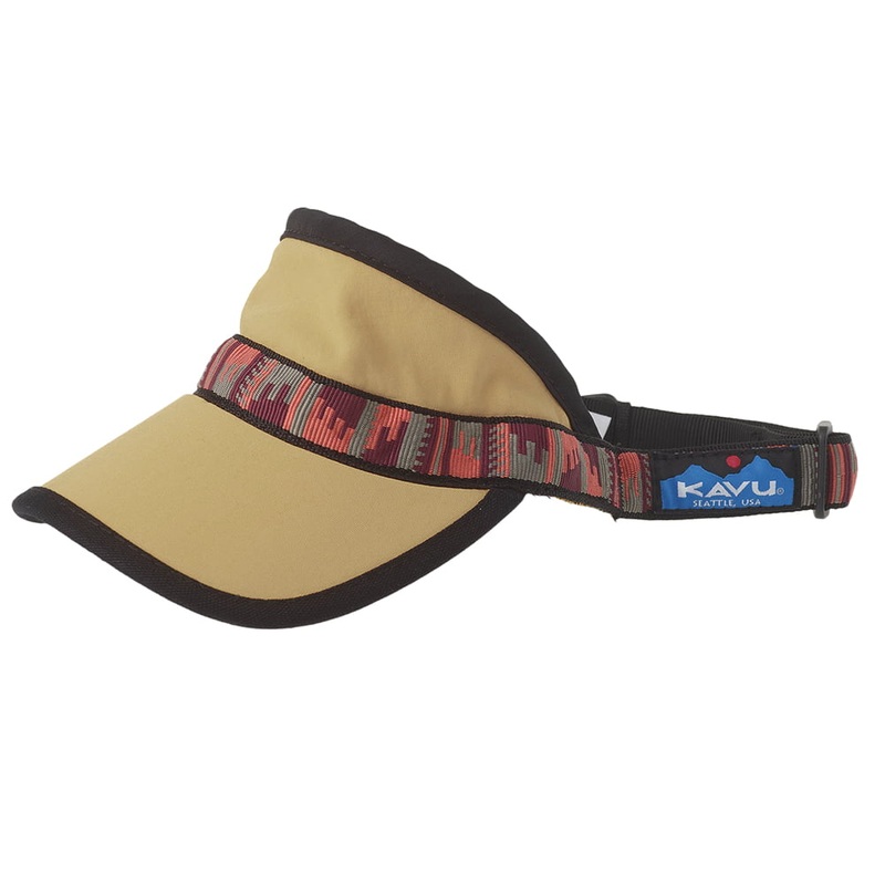 Kavu Hats Synthetic Strapvisor – Khaki Adjustable