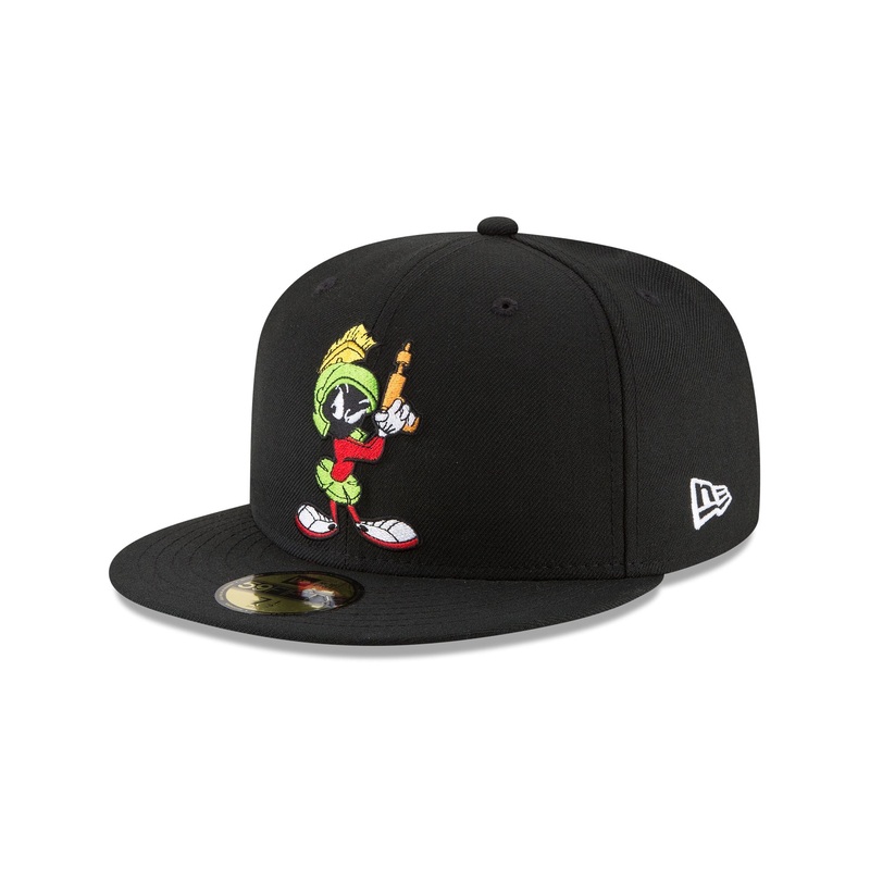 Looney Tunes Marvin the Martian Black 59FIFTY Fitted Hat 7