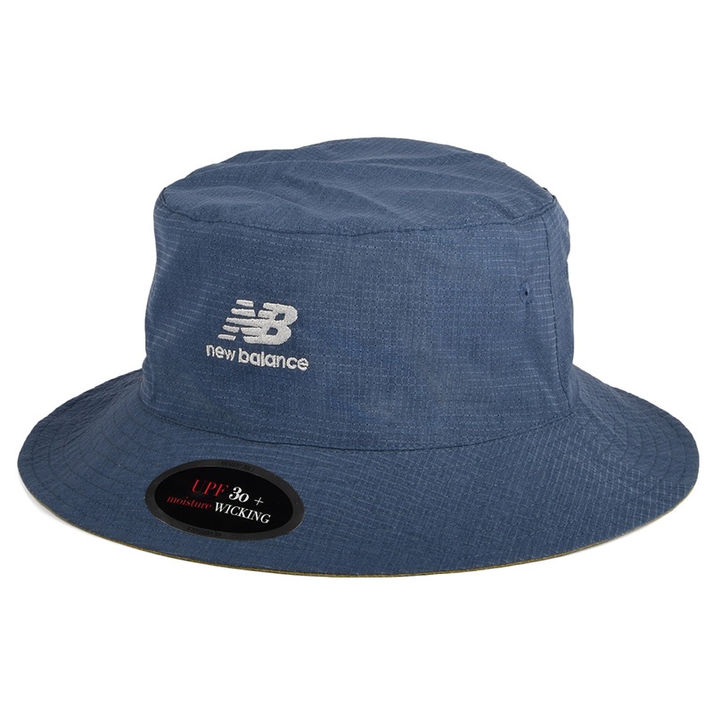 New Balance Hats Reversible Bucket Hat – Indigo-Olive 1-Size