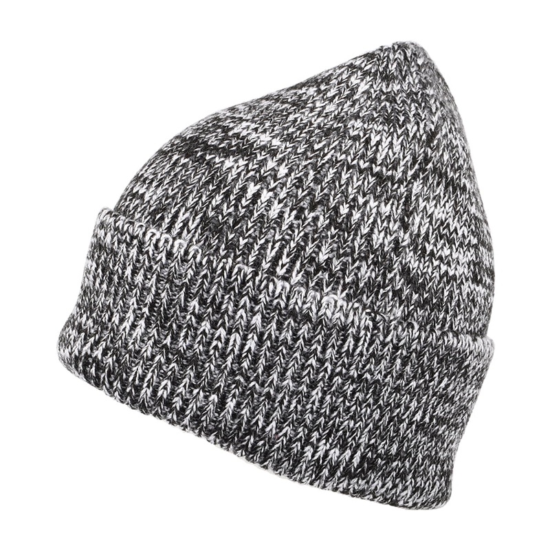 New Balance Hats Watchman Heathered Beanie Hat – Black Heather 1-Size