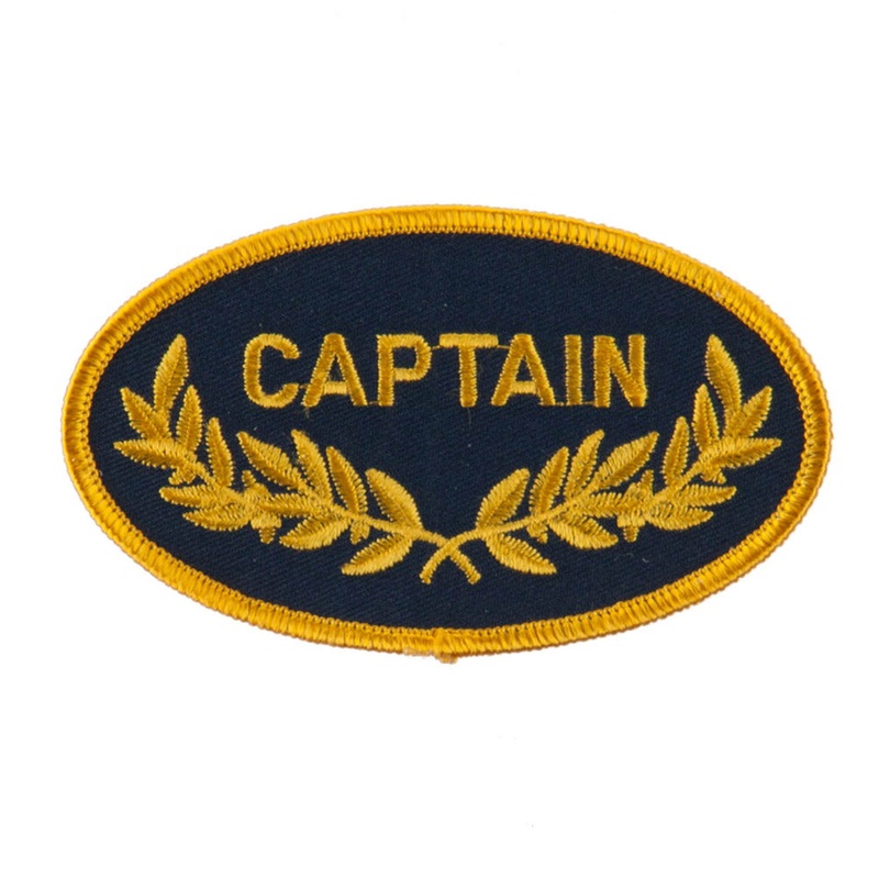 Oak Leaf Embroidered Military Patch Captain One Size