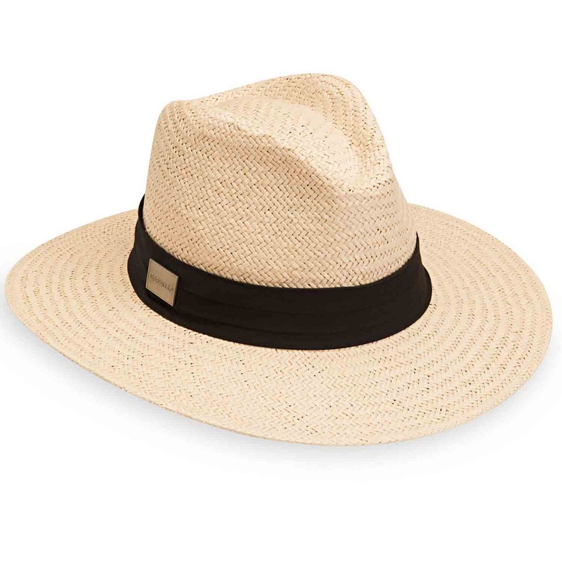 Portland Wide Brim Golf Hat with Golf Marker Magnet – Carkella Hats Ivory Medium/Large (57-59 cm)