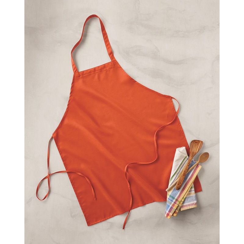 Q-Tees Bib Apron – Q4010 Black