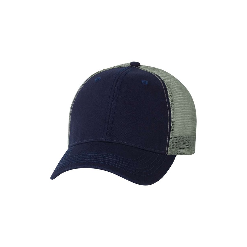 Sportsman AH80 – Bio-Washed Trucker Cap – AH80 Black/Gold