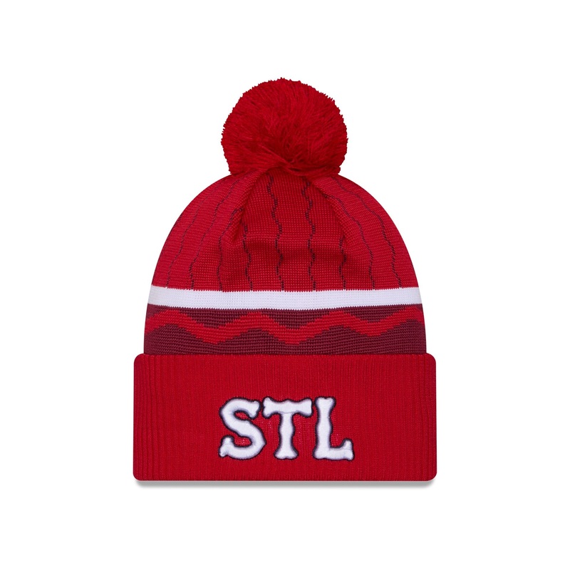 St. Louis Cardinals City Connect Pom Knit Hat One Size