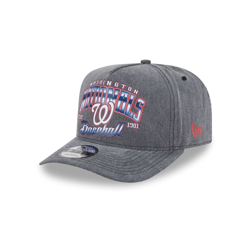 Washington Nationals Washed 9FIFTY A-Frame Snapback Hat One Size