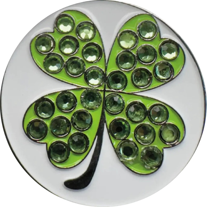 4 Leaf Clover Bling | Magnetic Hat Pin