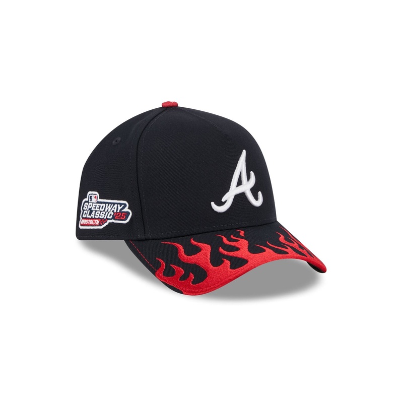Atlanta Braves Speedway Classic 9FORTY A-Frame Snapback Hat One Size