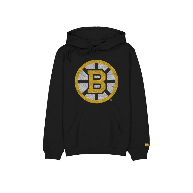 Boston Bruins Wash Logo Hoodie S