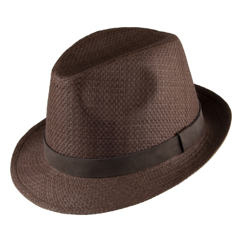 Failsworth Hats Straw Trilby Hat – Tobacco S