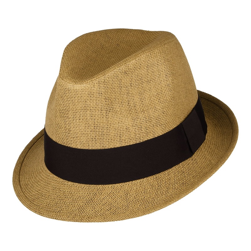 Failsworth Hats Toyo Straw Trilby Hat – Tobacco S