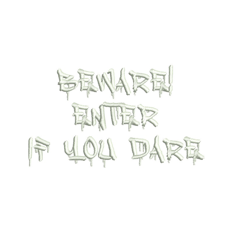 Halloween Beware Enter If You Dare Default Title One Size