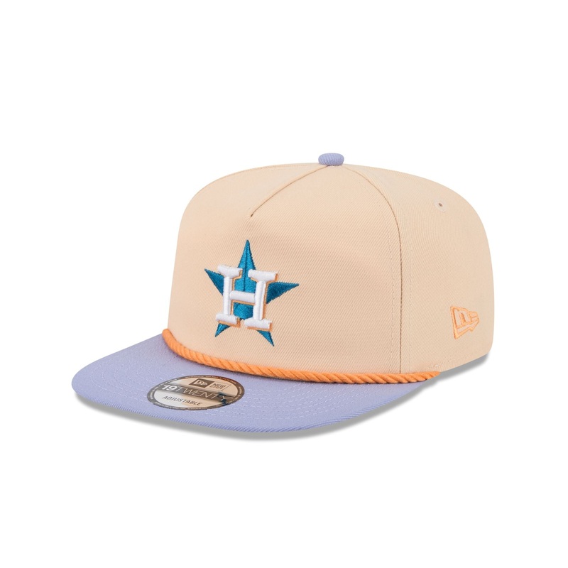Houston Astros Mango Mocha Golfer Hat One Size