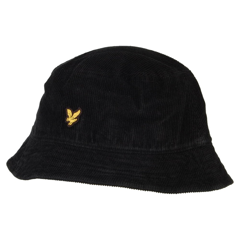 Lyle & Scott Hats Corduroy Bucket Hat – Black 1-Size