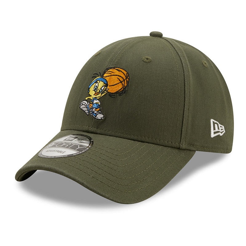 New Era 9FORTY Looney Tunes Tweety Pie Baseball Cap – Character Sports – Olive Adjustable