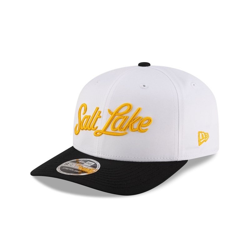 Salt Lake Bees Optic White 9SEVENTY Stretch-Snap Hat One Size