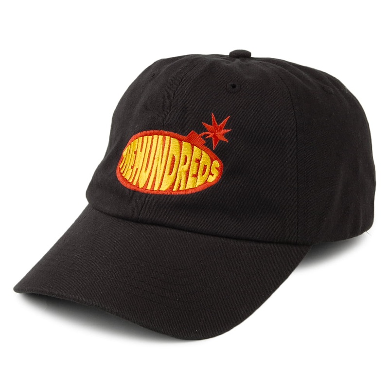 The Hundreds Stanley Cotton Twill Dad Baseball Cap – Black Adjustable