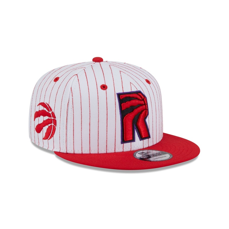 Toronto Raptors Deceptor Pinstripe 9FIFTY Snapback Hat One Size