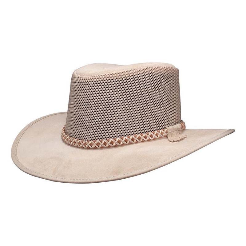 Head’N Home Monterey Breezer SolAir Suede and Mesh Shade Hat up to 3XL – Latte Latte XXL (63 cm – 7 7/8)