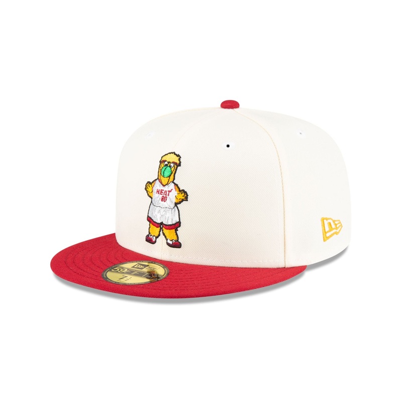 Miami Heat Mascot 59FIFTY Fitted Hat 7