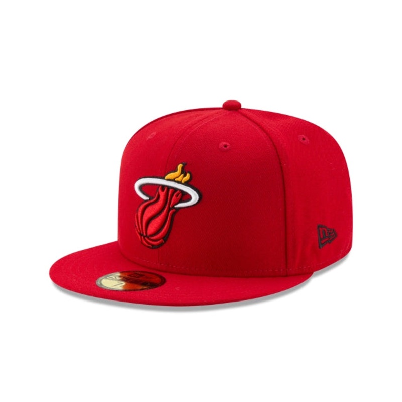 Miami Heat Team Color Alt 59FIFTY Fitted Hat 6 7/8