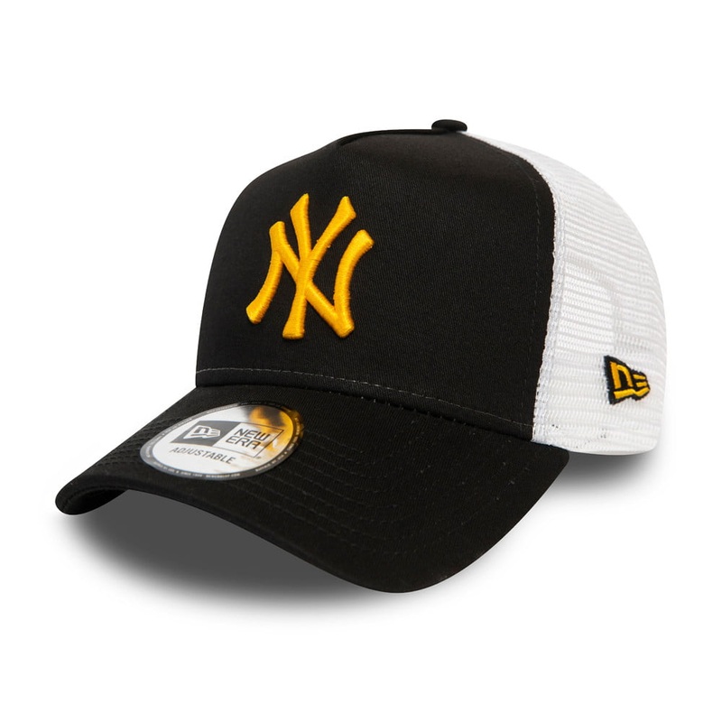 New Era New York Yankees Trucker Cap – MLB League Essential – Black Adjustable