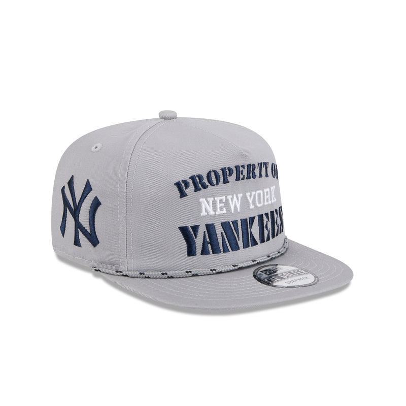 New York Yankees Vintage Gray Rope Golfer Hat One Size