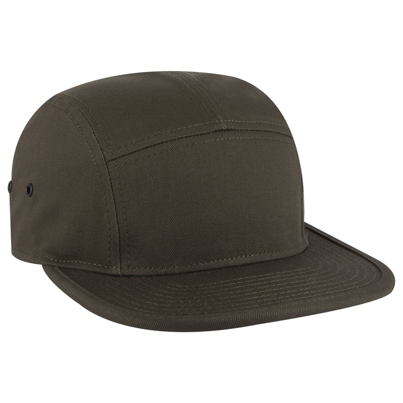 Otto 5 Panel Camper Hat, Cotton Twill – 151-1098 Dk. Ol. Green