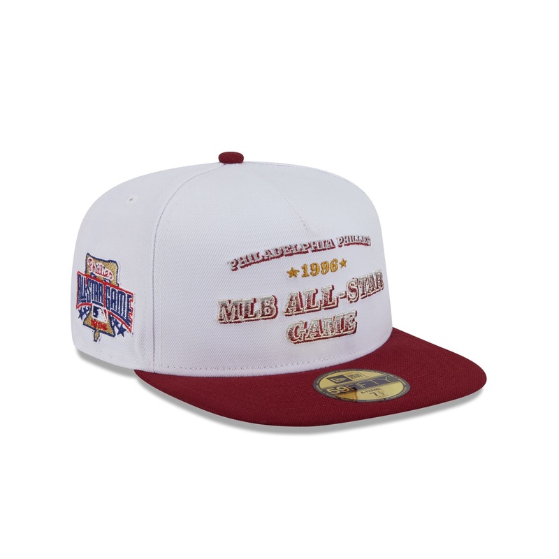 Philadelphia Phillies Summer Derby White 59FIFTY A-Frame Fitted Hat 7